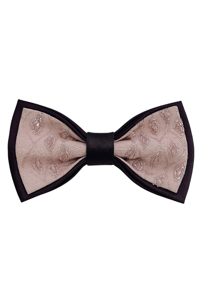 Light Mauve Pink 5-piece tuxedo with colored curtdana embroidery